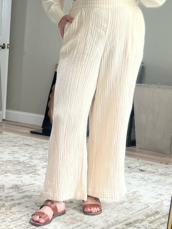 Favorite Daughter Pants - Favorite Daughter gauze ankle beachwalk pant size L *minor flaw*
